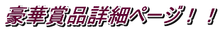 豪華賞品詳細ページ！！